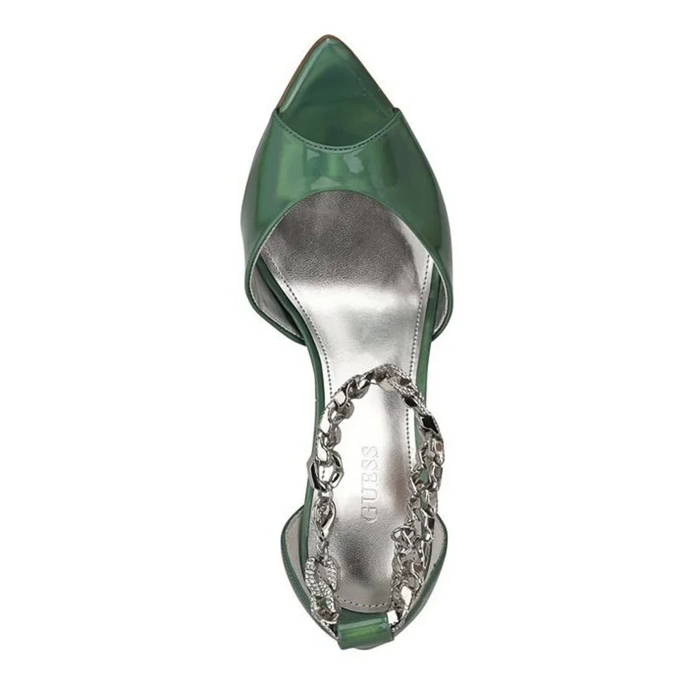 Guess Jadiel Embellished Ankle Strap Dress Heel Sandals Size 9 - NWT